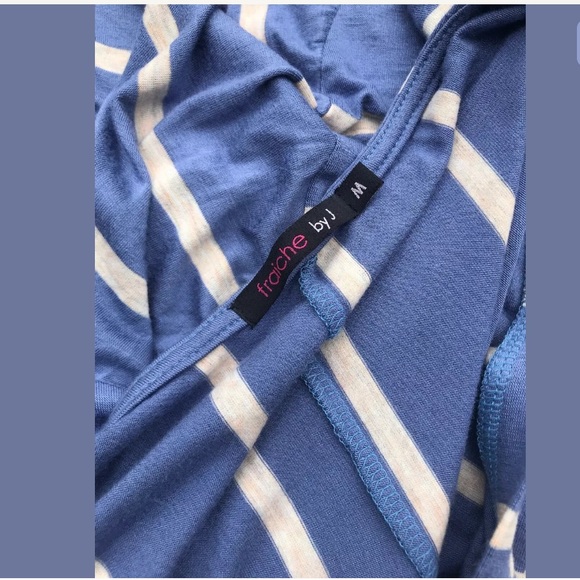 Fraiche By J. Periwinkle Jersey Dolman Maxi Dress - Picture 5 of 7